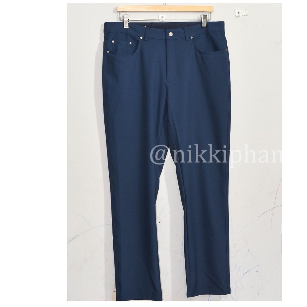 NWT Greg Norman men's 5 pocket pants in blue - Picture 2 of 5